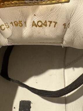 Dolce & Gabbana Portofino Crystal Embellished Leather Sneakers Size 11